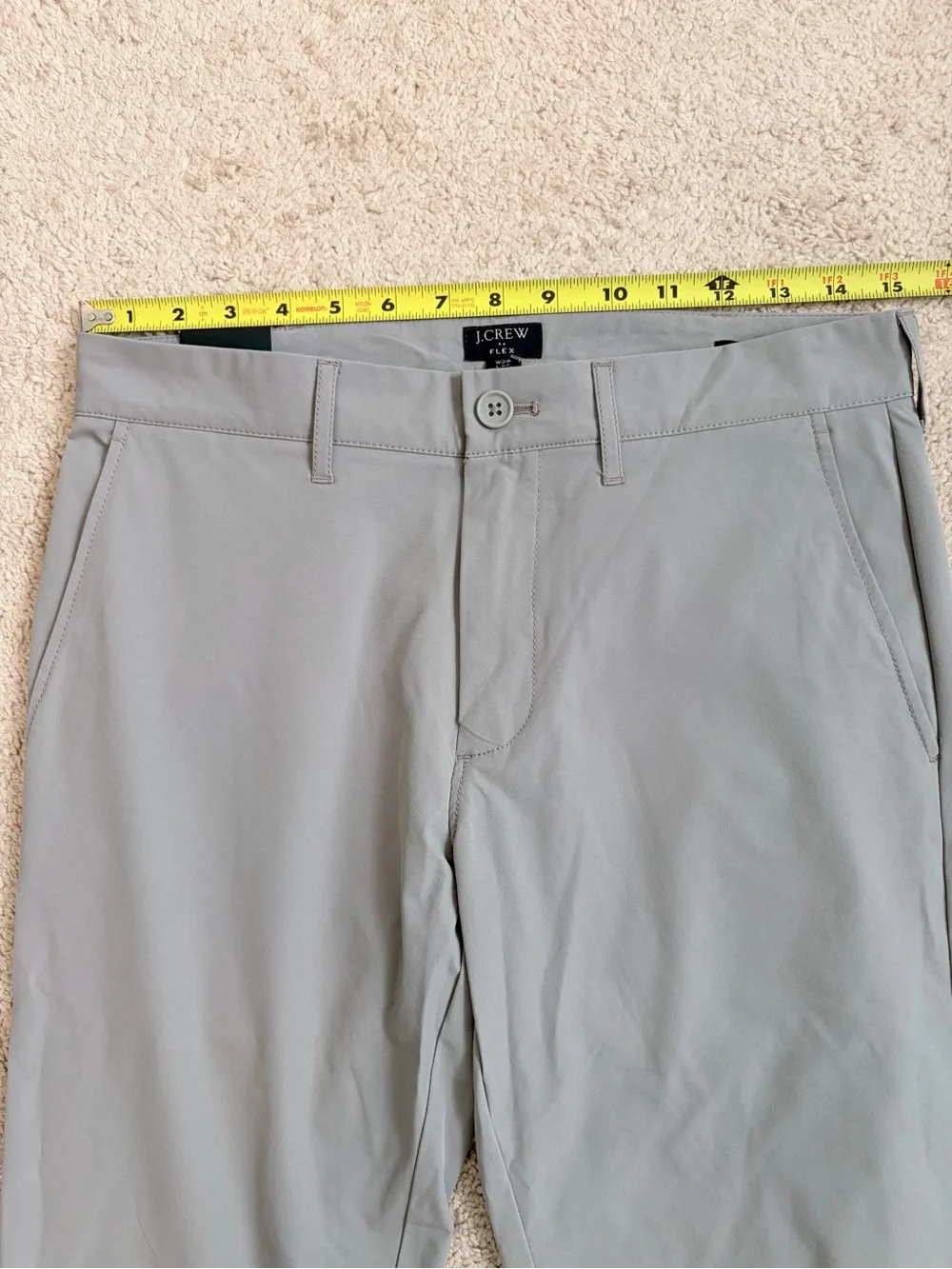 J.Crew Flex Chino Pants Men's Size 28 x 32 Gray Slim‎ Fit Style AA712 Casual NWT